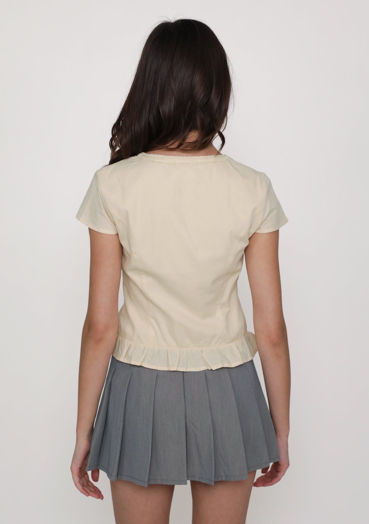 Manila Lace Trim Ribbon Blouse – The Tinsel Rack