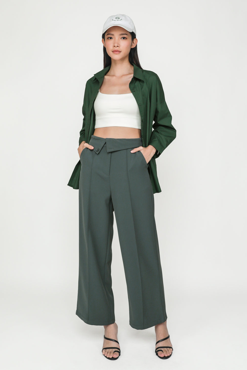 Carson Fold Over Waist Pants