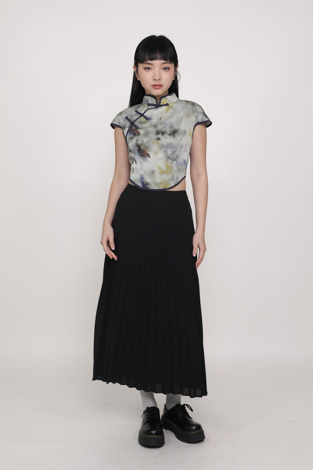 Catherine Pleated Maxi Skirt