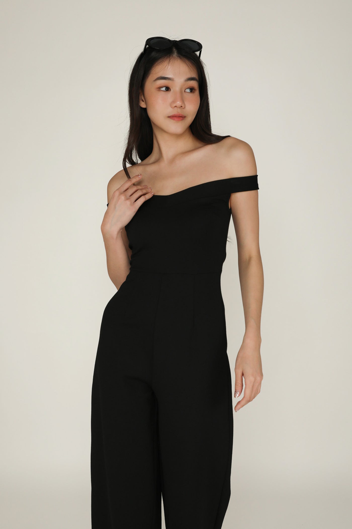 Cerys Off Shoulder Jumpsuit – The Tinsel Rack