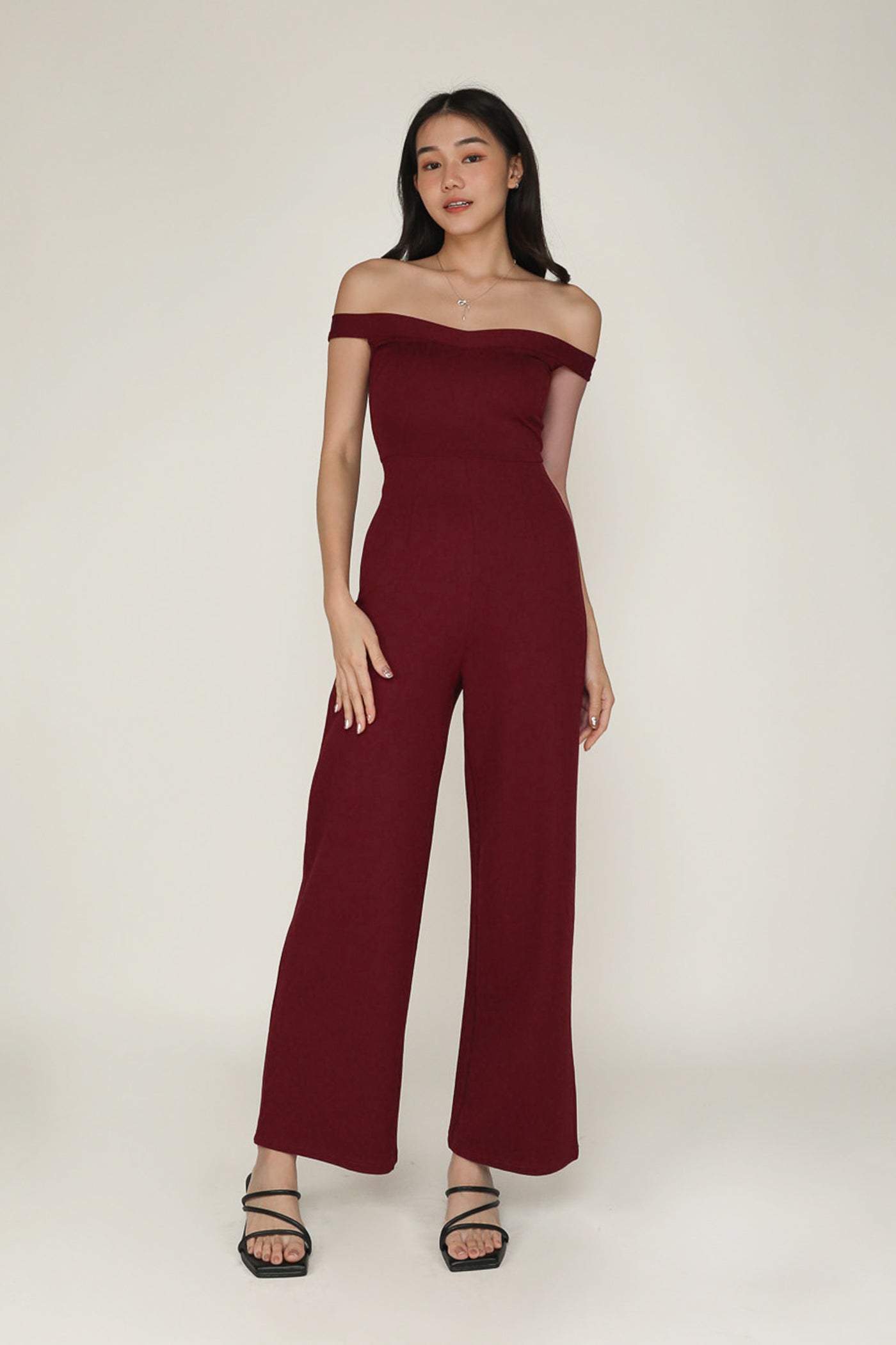Cerys Off Shoulder Jumpsuit – The Tinsel Rack