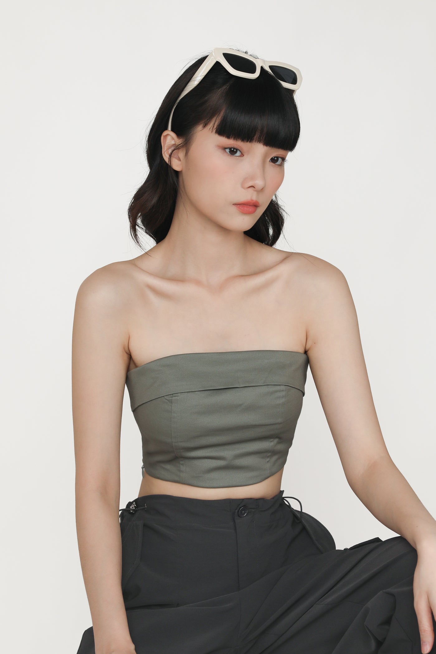 Charisse Tube Panelled Padded Top – The Tinsel Rack
