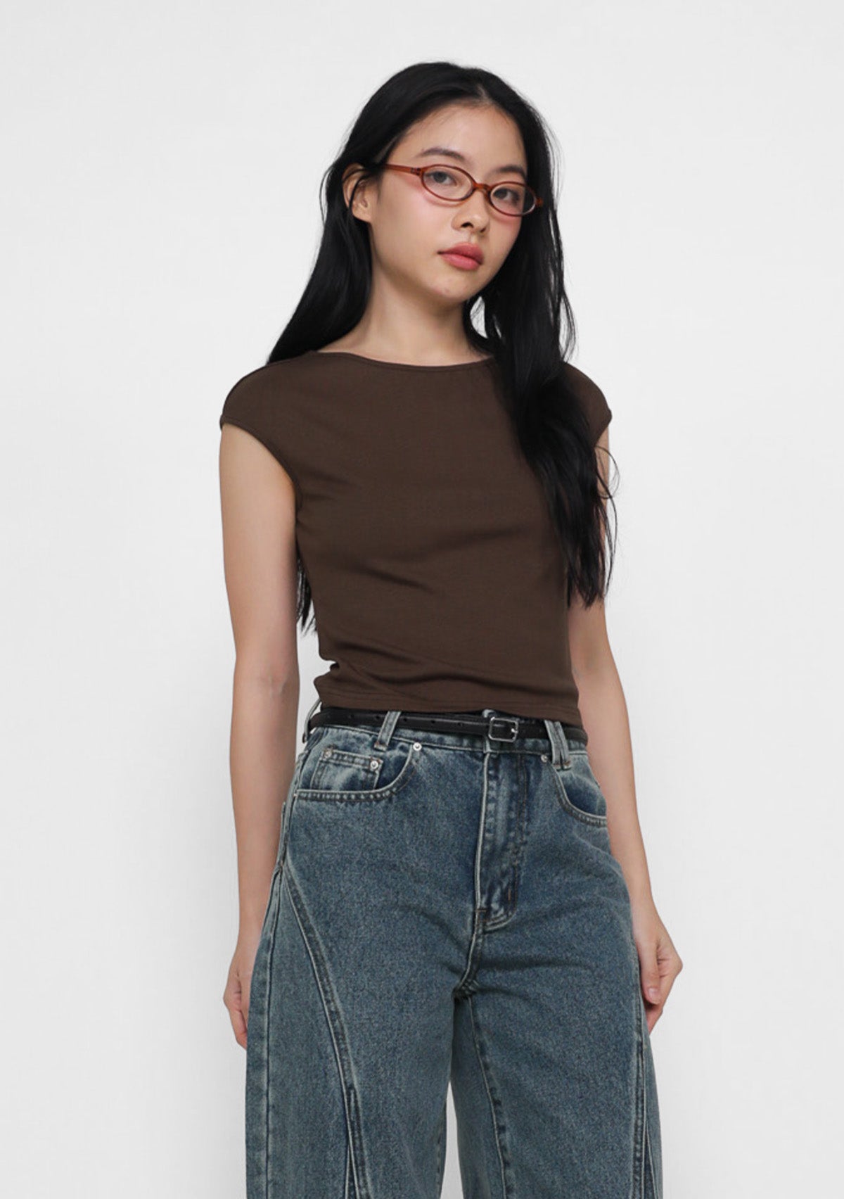 Drea Basic Boat Neck Top – The Tinsel Rack