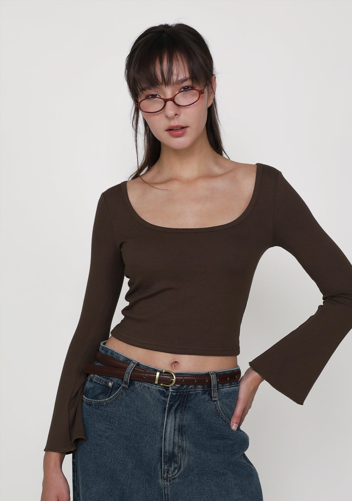 Mizu Flare Sleeve Padded Top – The Tinsel Rack