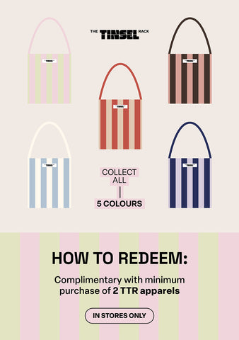 Weekender Striped Tote Bag