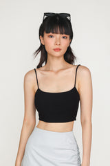 Conan Ribbed Padded Spag Top