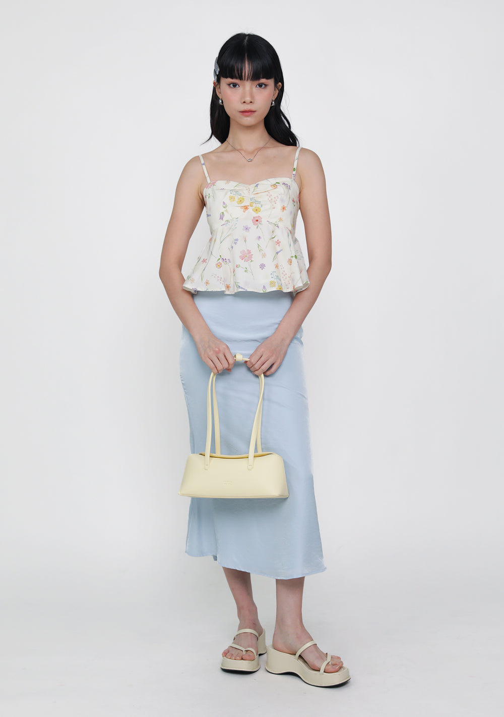 Marcella Bustier Padded Top (Watercolour)
