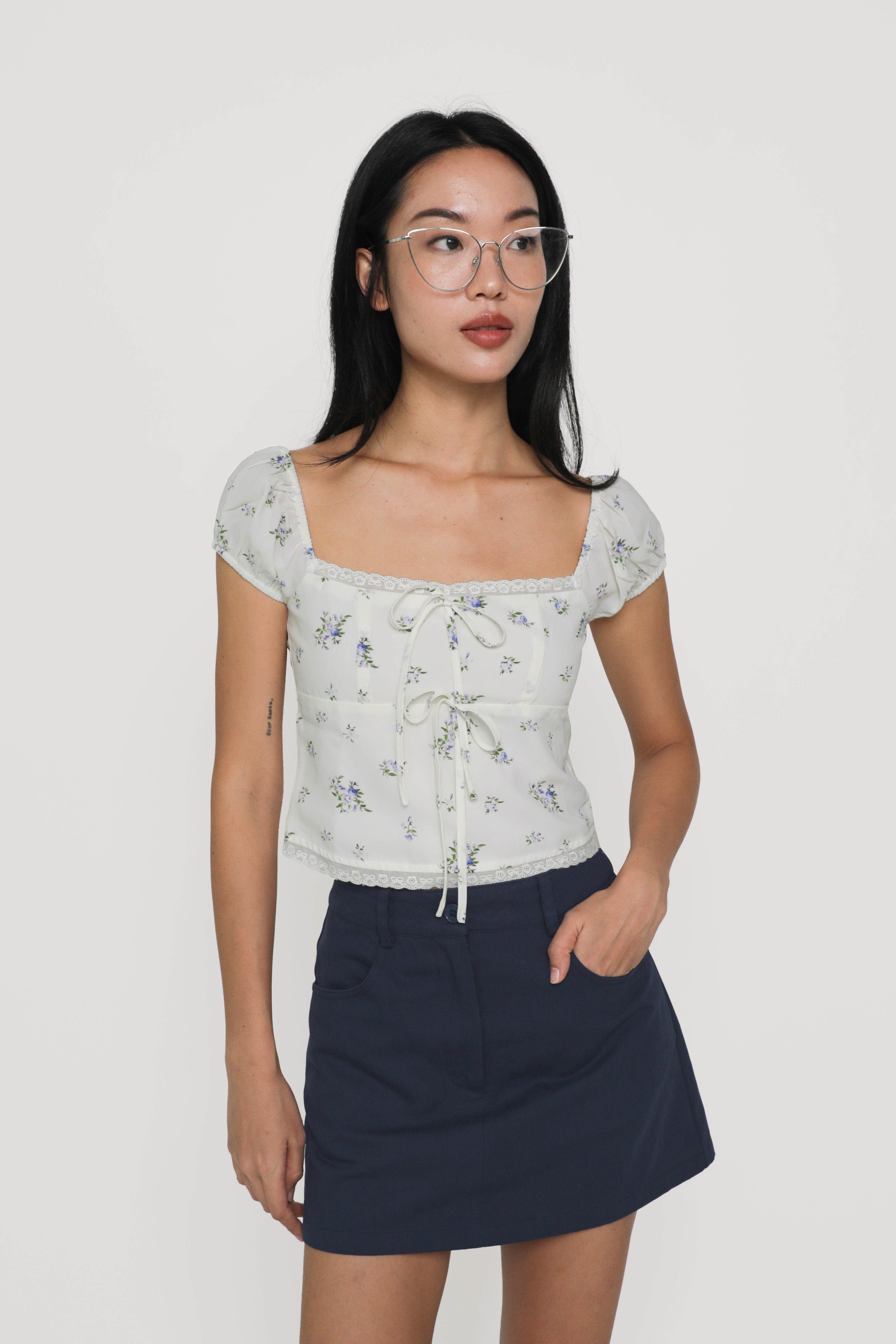 daniella-cream-florals-bustier