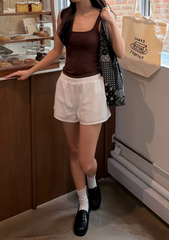 Kiki Scoop Neck Padded Top