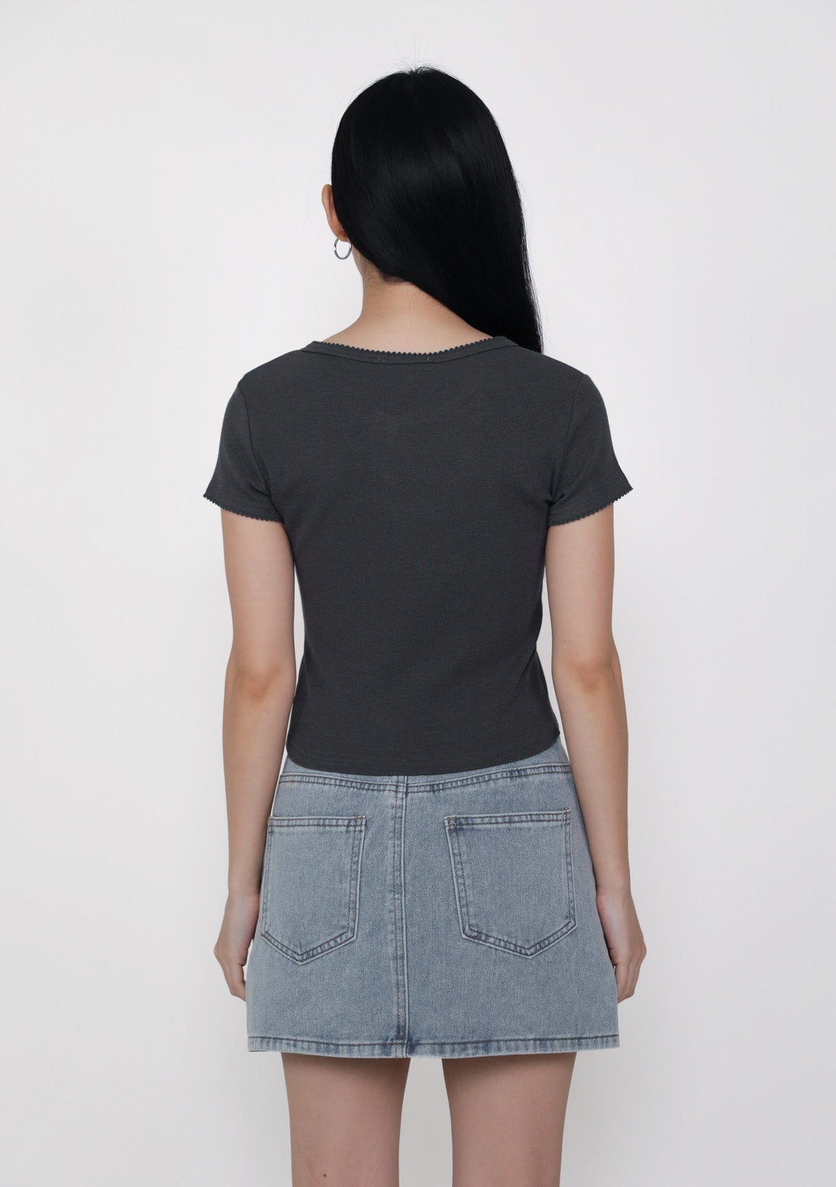 Mito Ribbed Button Top – The Tinsel Rack