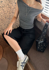 Mollie Off Shoulder Top (Polka Dot)