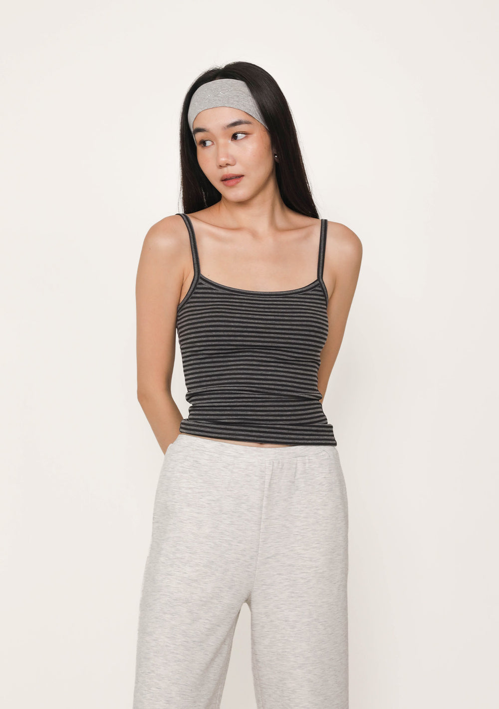 Nala Basic Padded Top (Stripes)