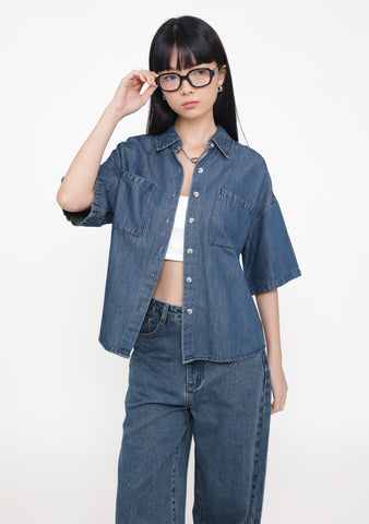 Haena Button Denim Shirt