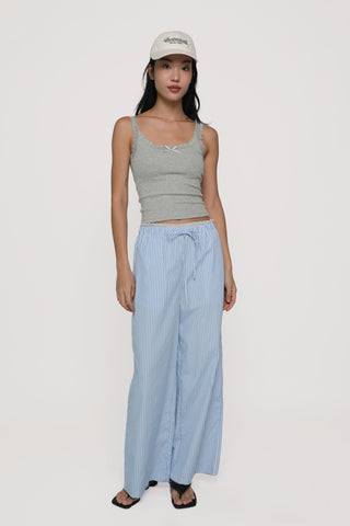 Dayner Lace Trim Drawstring Pants