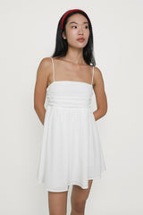 Delphine Ruched Babydoll Romper