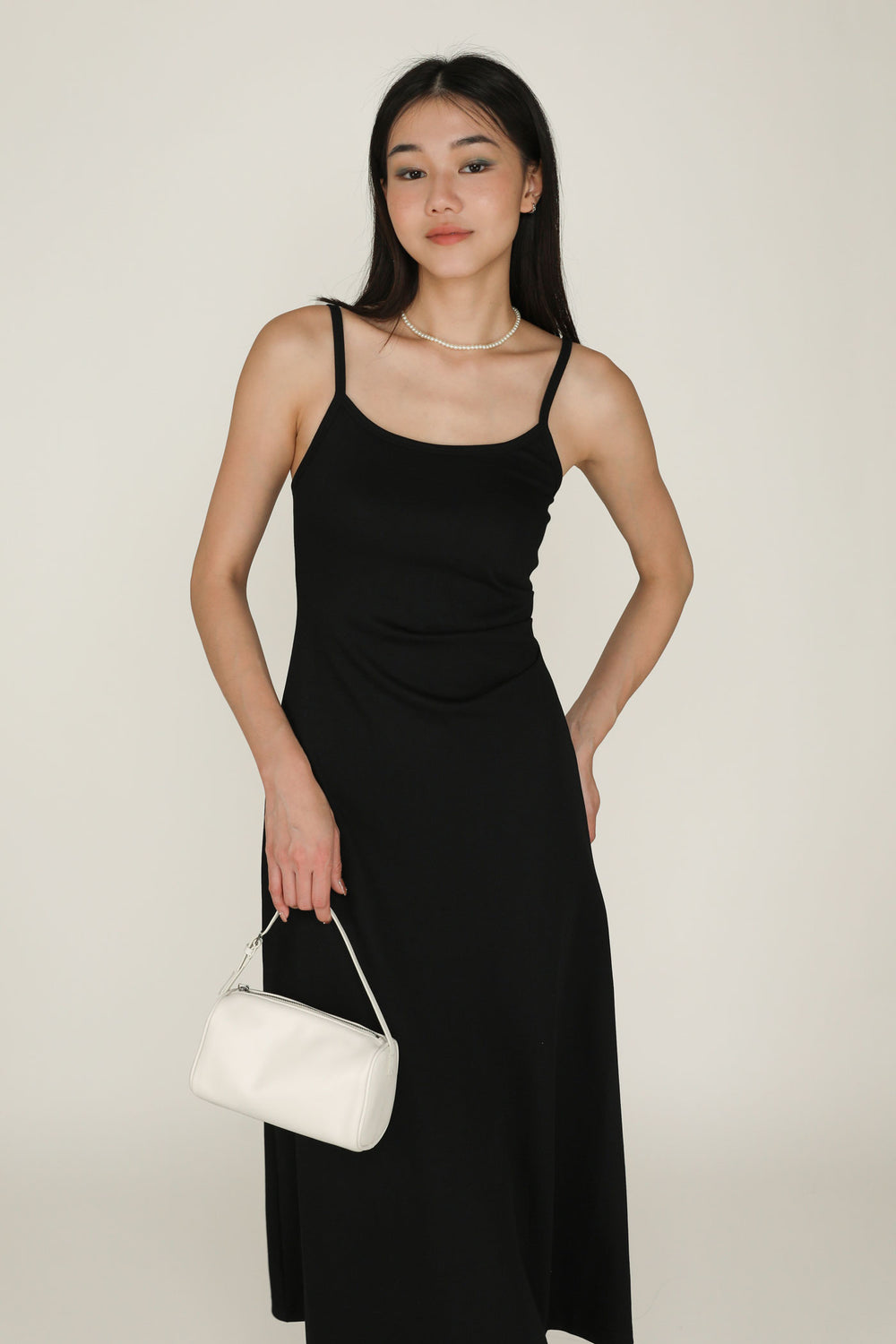 Davonne Ruched Side Flare Maxi Dress