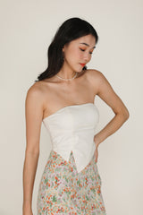 Devyn Asymmetrical Padded Tube Top