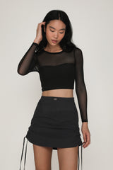 Dia Drawstring Skirt
