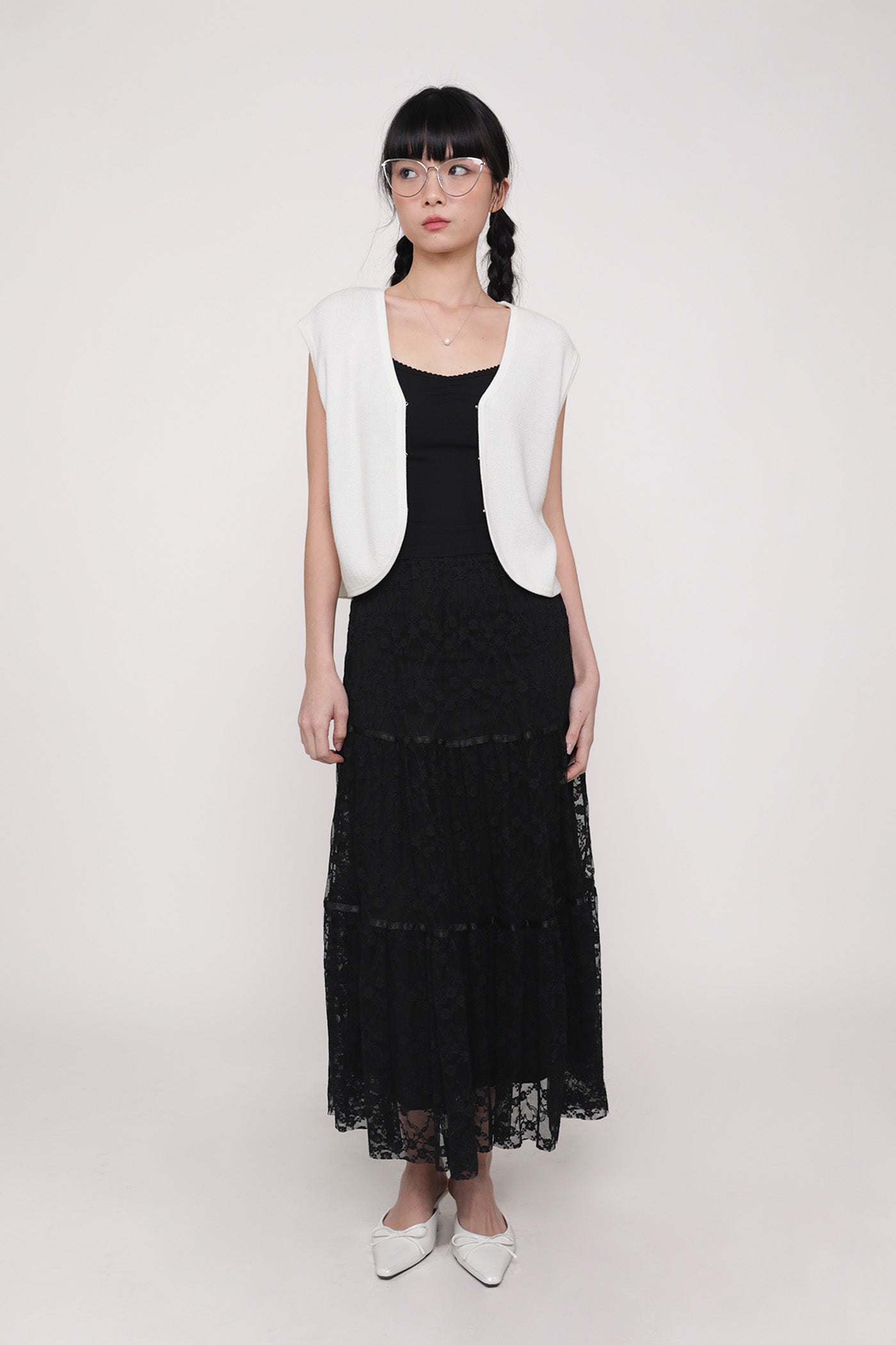 Elysia Lace Tiered Skirt – The Tinsel Rack