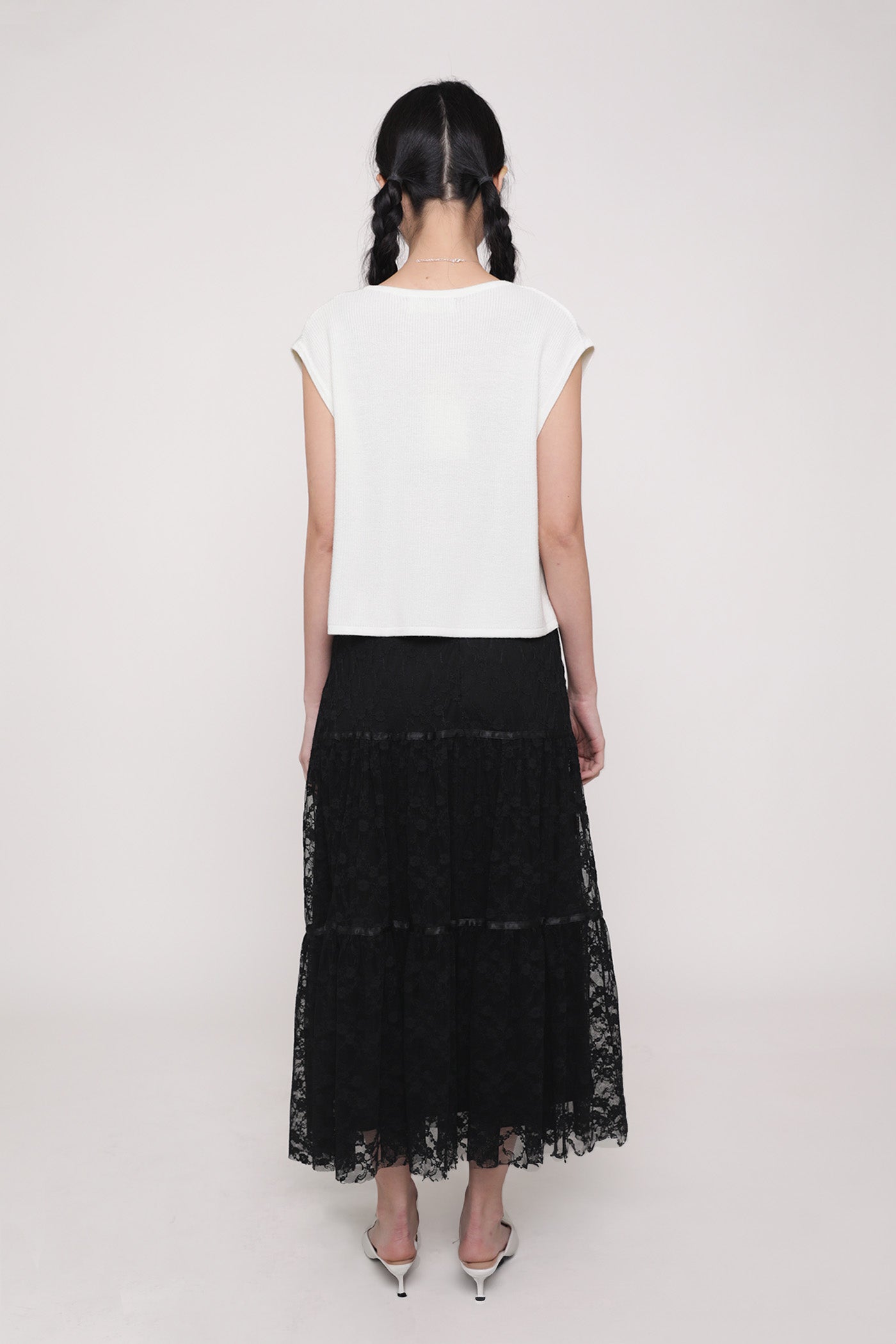 Elysia Lace Tiered Skirt – The Tinsel Rack