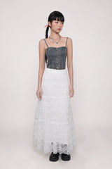 Elysia Lace Tiered Skirt