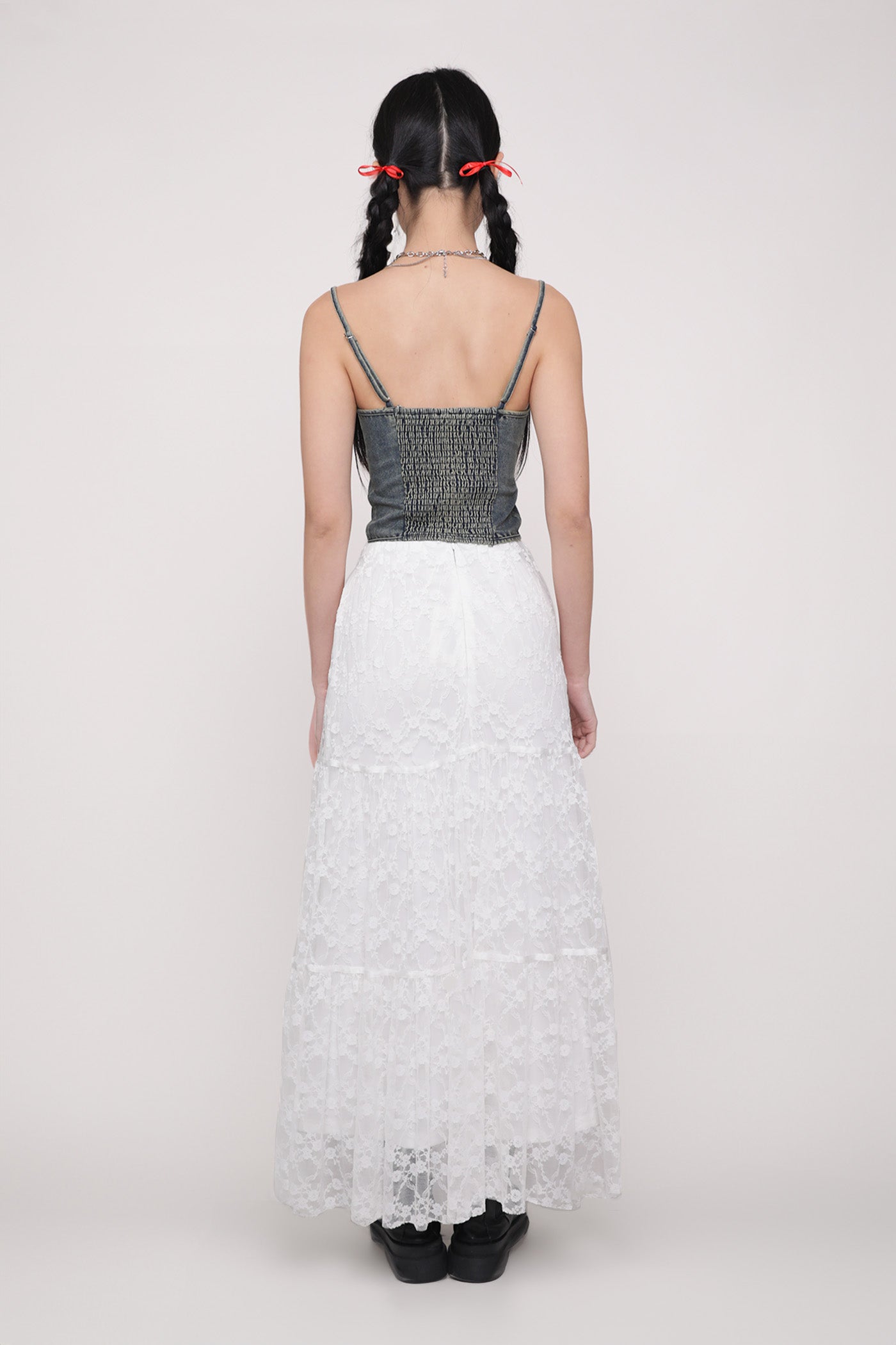 Elysia Lace Tiered Skirt – The Tinsel Rack
