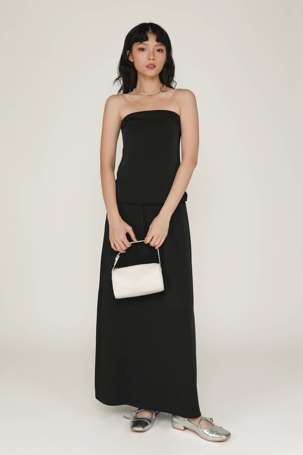 Fiore Satin Maxi Skirt