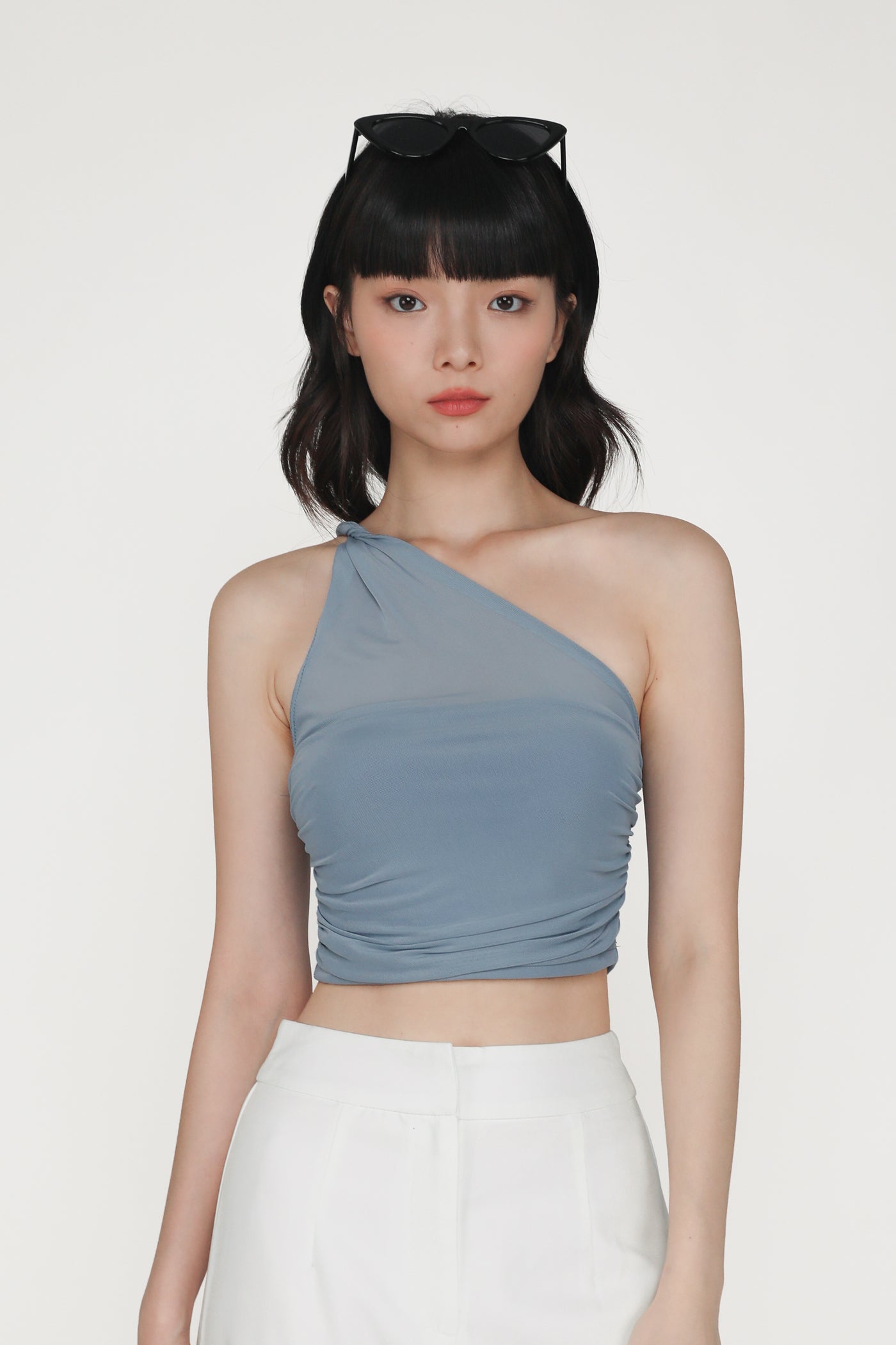 Genevieve Mesh Toga Padded Top – The Tinsel Rack