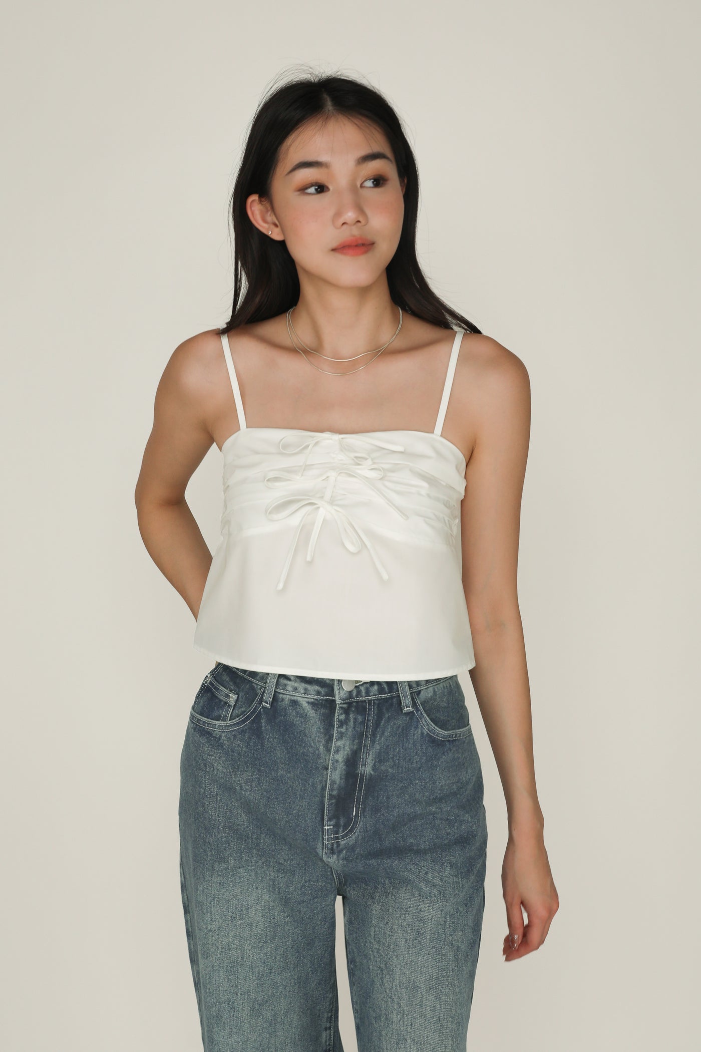 Gigi Ribbon Spag Top – The Tinsel Rack