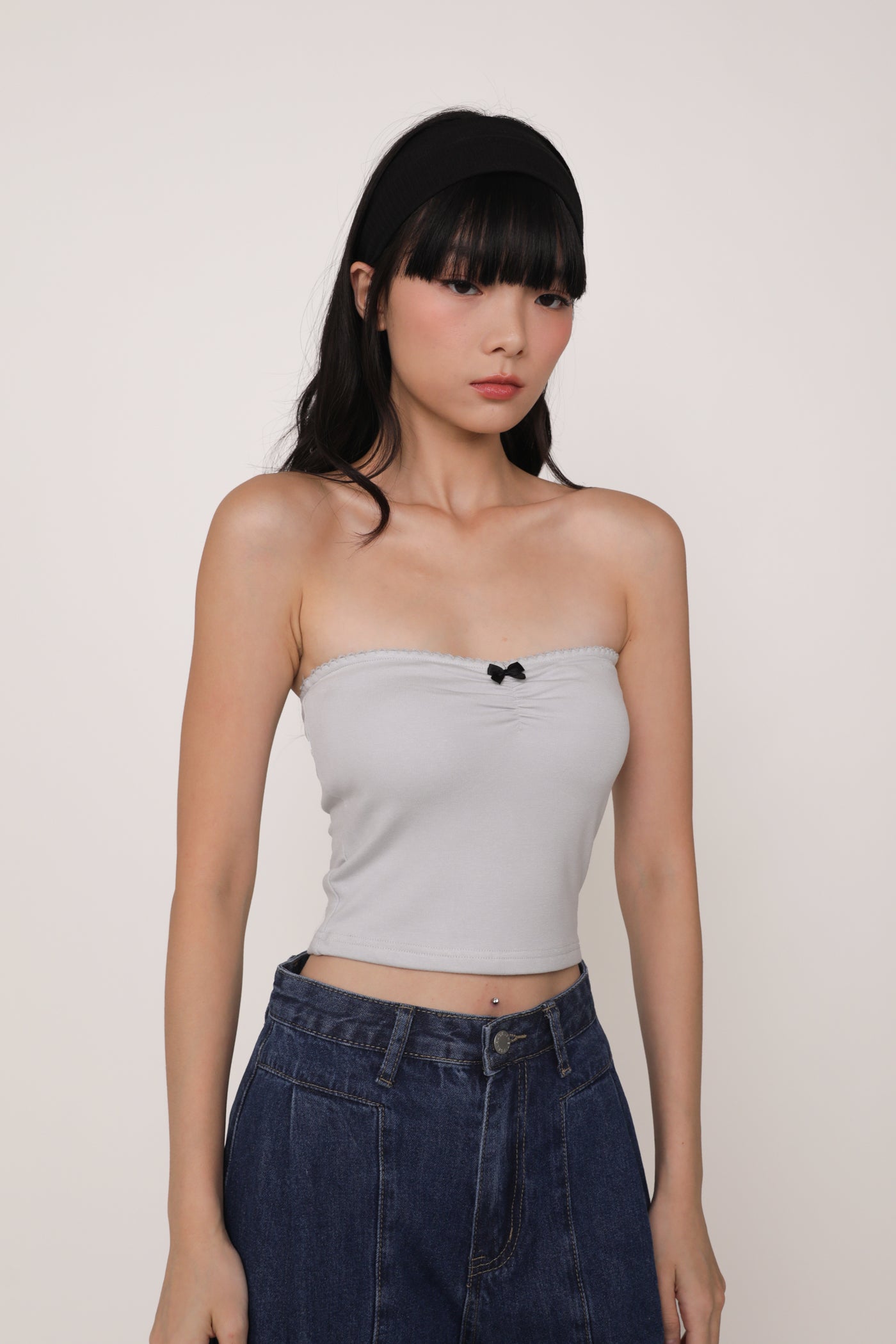 Gracia Ribbon Tube Padded Top – The Tinsel Rack