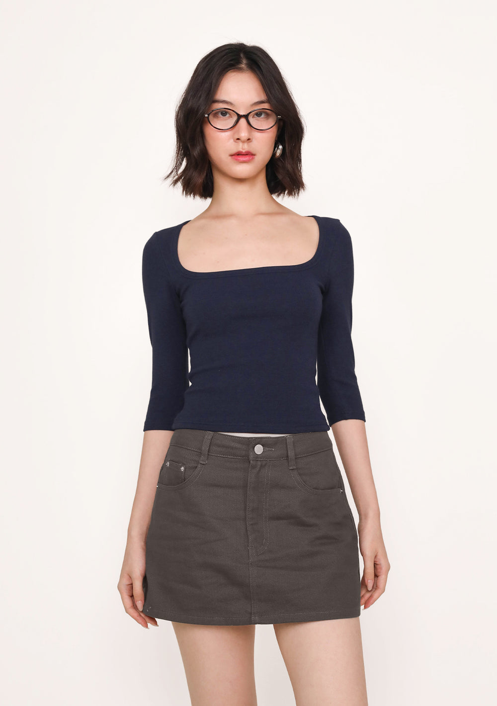 Bradley Denim Skorts (Cotton)