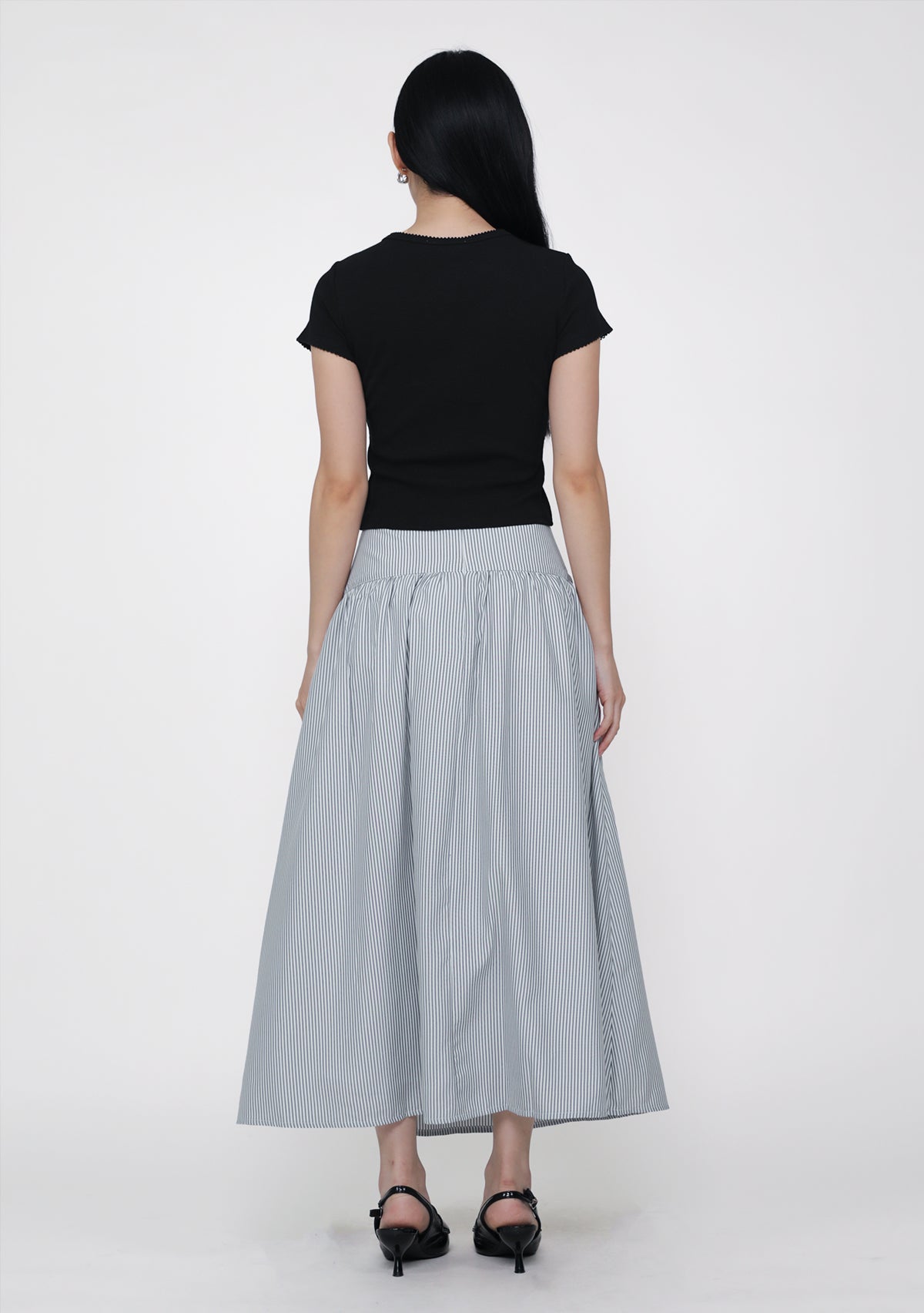 Nara Midi Skirt (Striped) – The Tinsel Rack