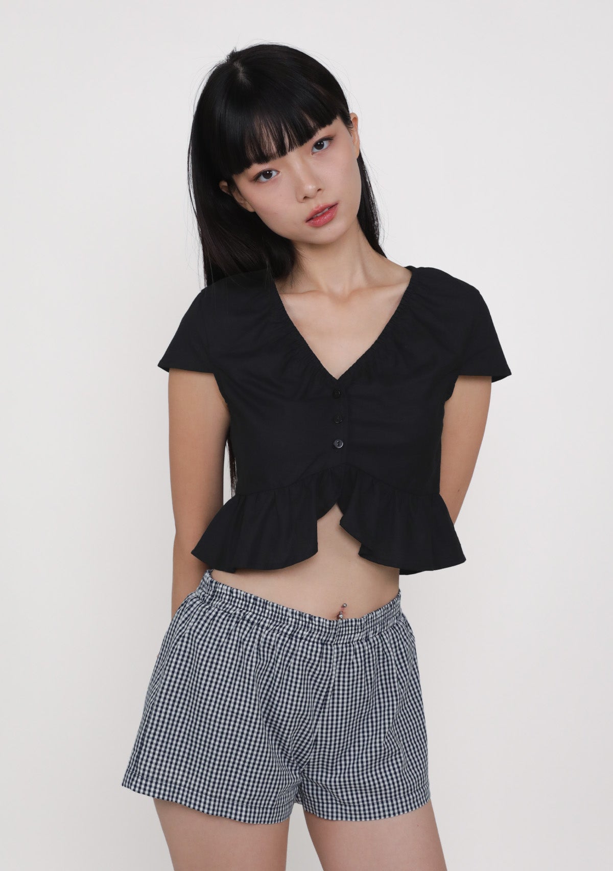 Hanni Button Babydoll Top – The Tinsel Rack