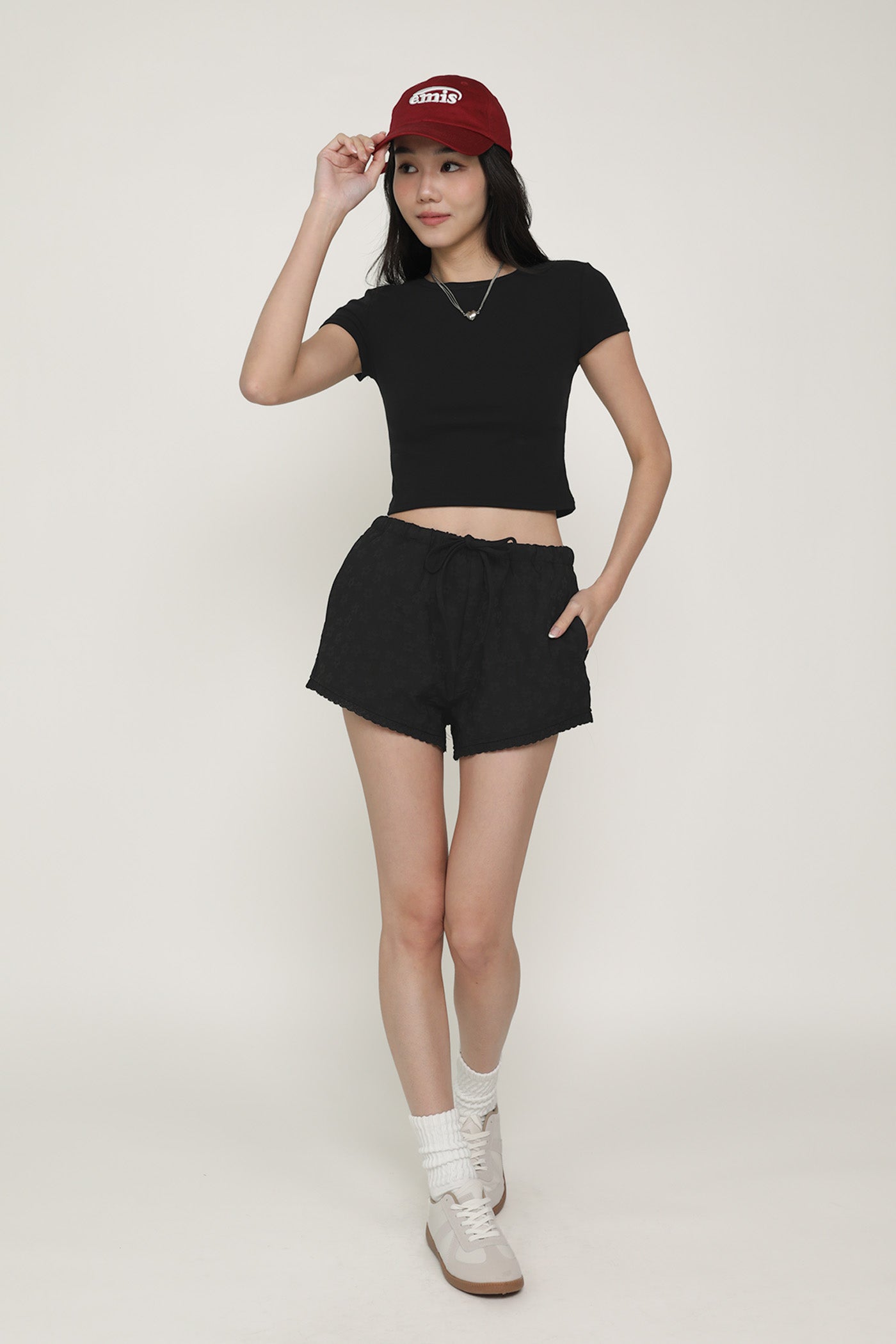 Harleigh Embossed Lace Shorts – The Tinsel Rack