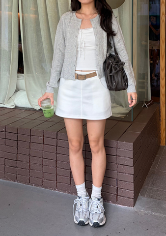 Junie Crochet Knit Cardigan