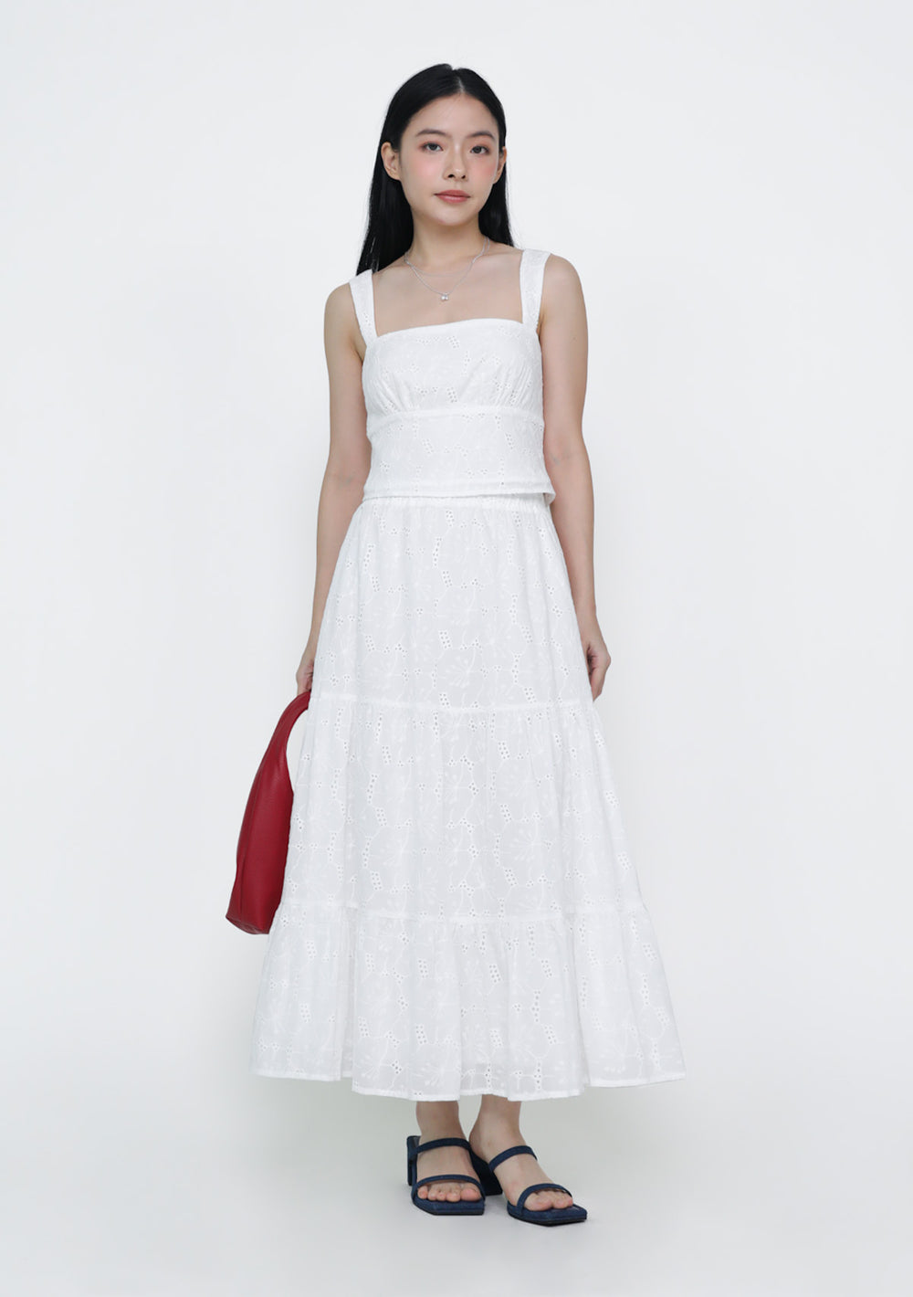 Petite Jardin Tiered Skirt (Eyelet)