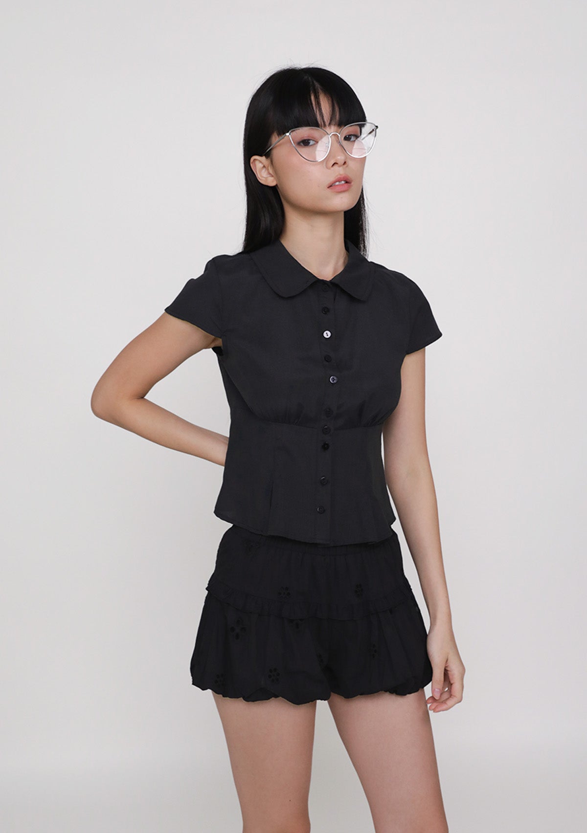 Jinny Eyelet Bubble Shorts – The Tinsel Rack