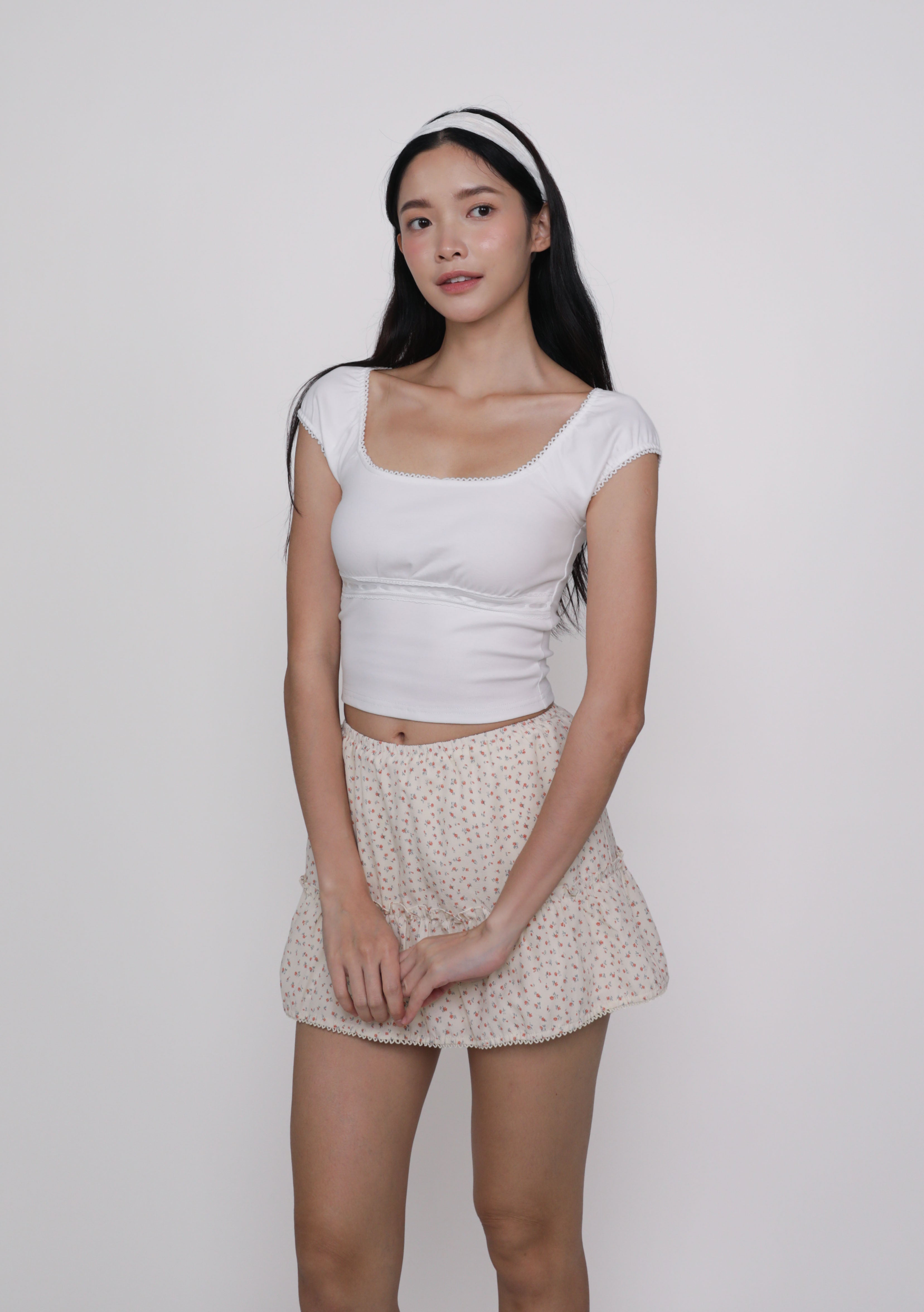Julie Crochet Trim Sleeve Top – The Tinsel Rack