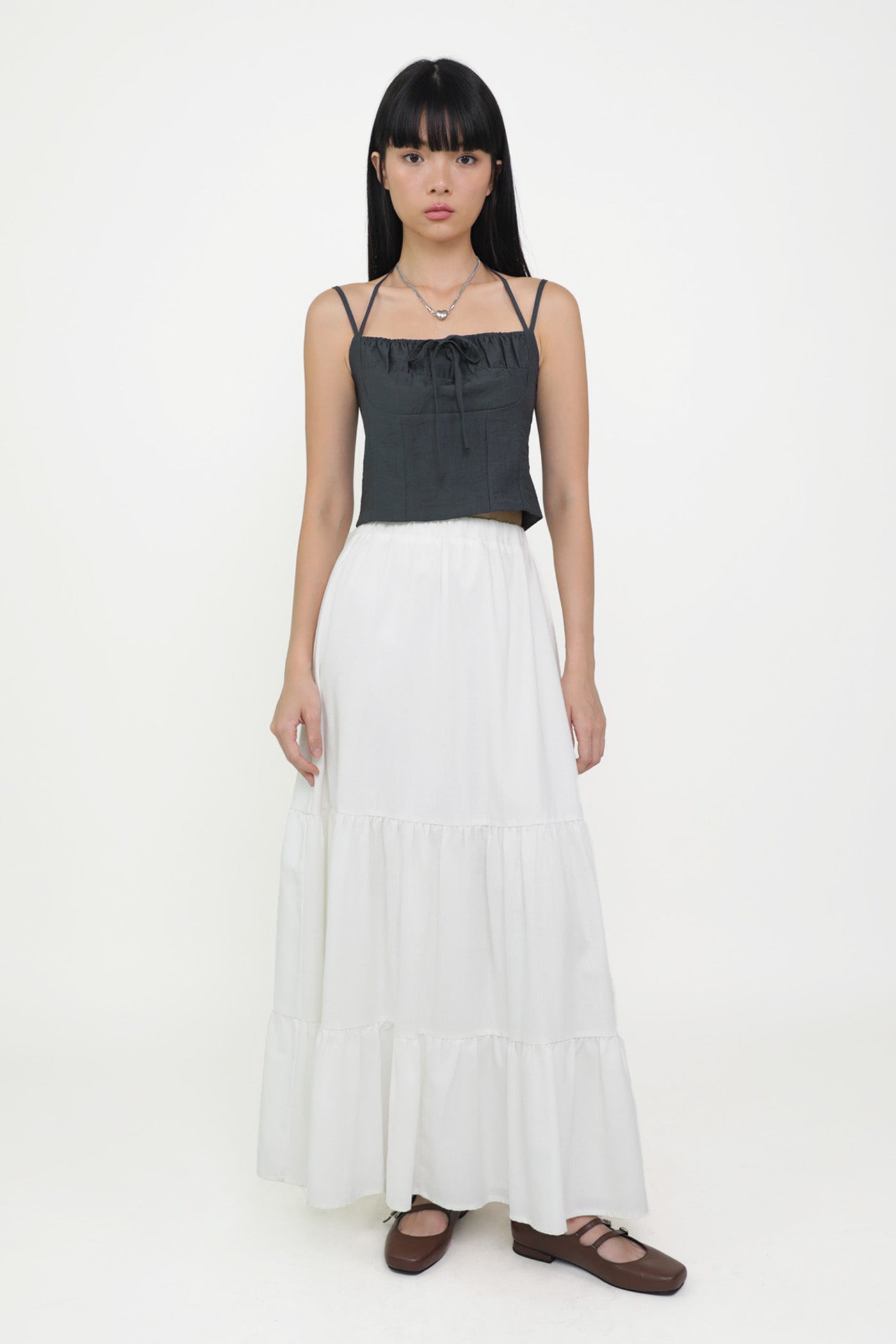 Julieta Tie Front Bustier Top – The Tinsel Rack