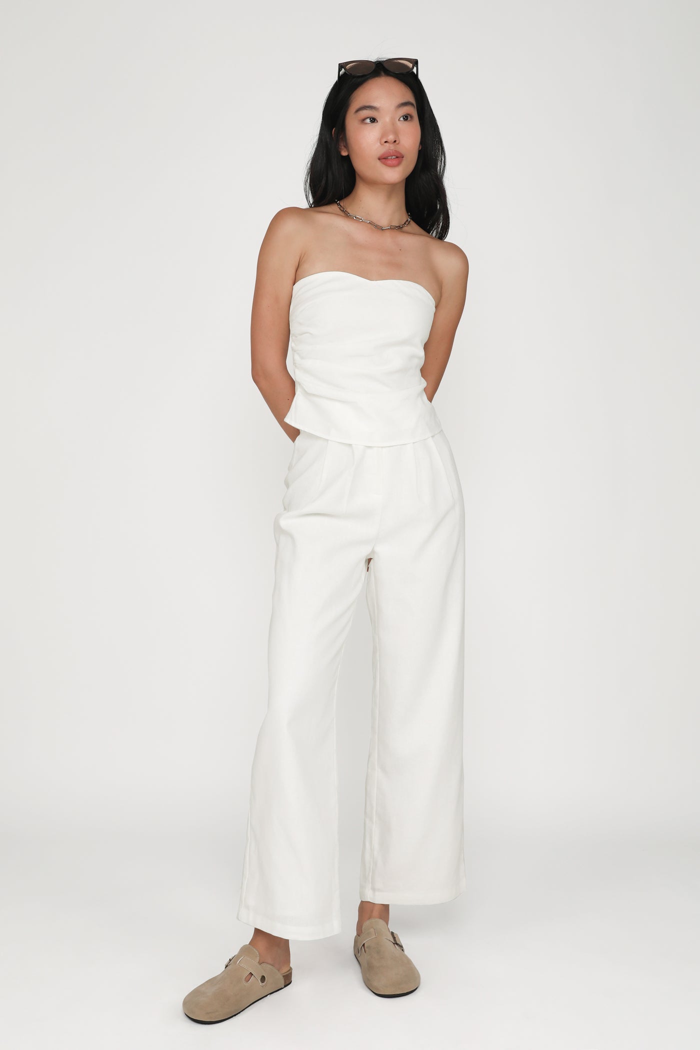 Kason Pleated Linen Pants – The Tinsel Rack