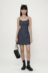 Katie Crochet Trim Mini Dress