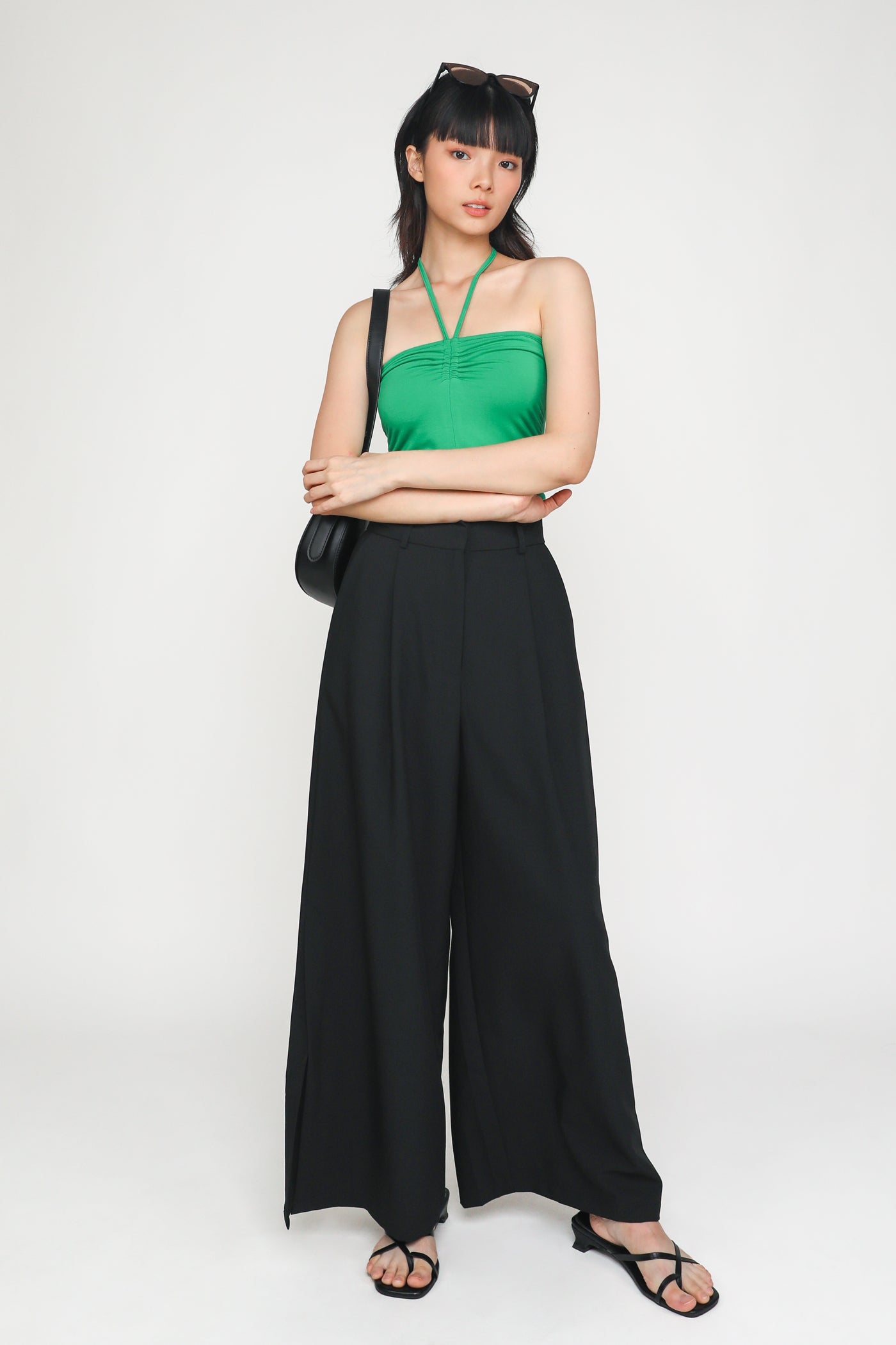 Katniss Halter Ruched Top – The Tinsel Rack