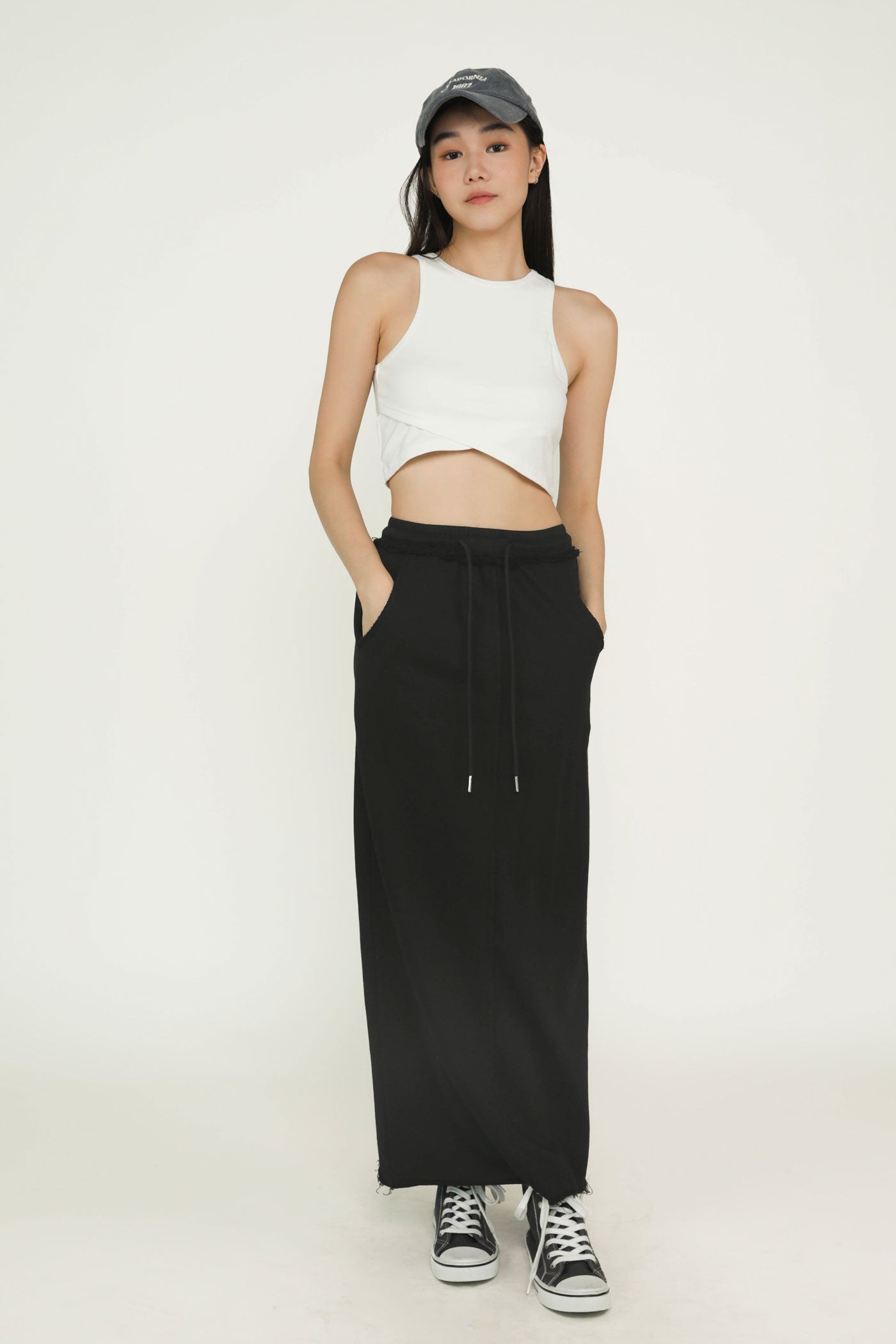 Keith Raw Hem Jersey Skirt – The Tinsel Rack