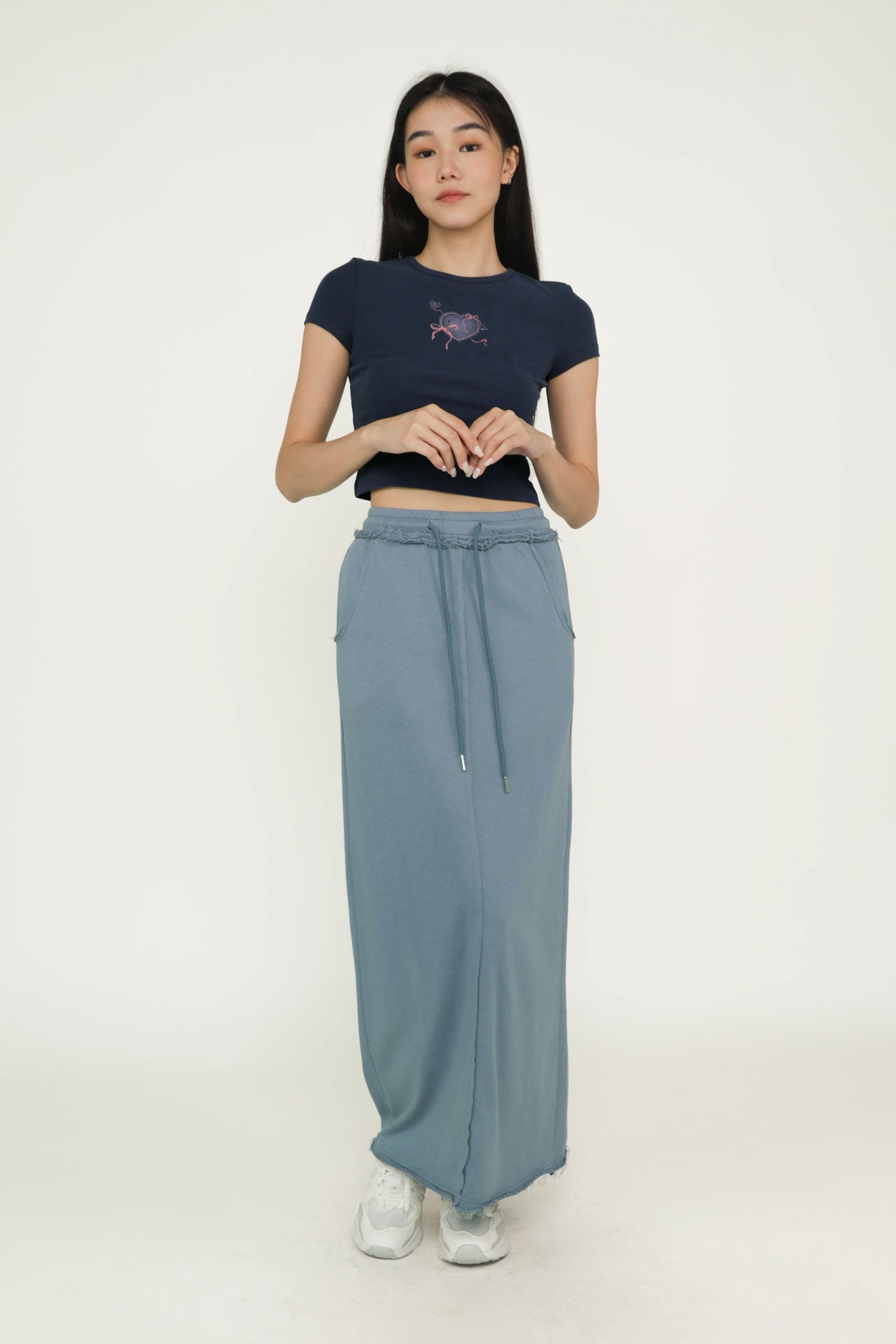 Keith Raw Hem Jersey Skirt – The Tinsel Rack