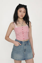 Kennedy Bustier Button Top