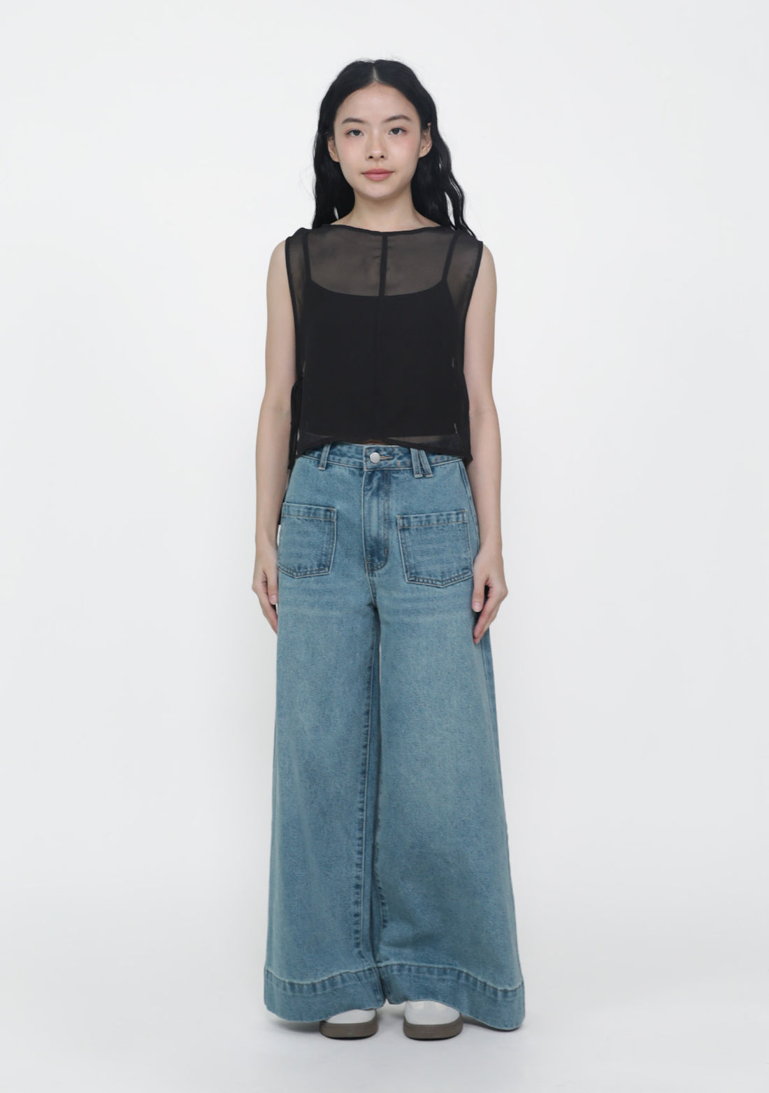 Kyo Sheer Overlay Top