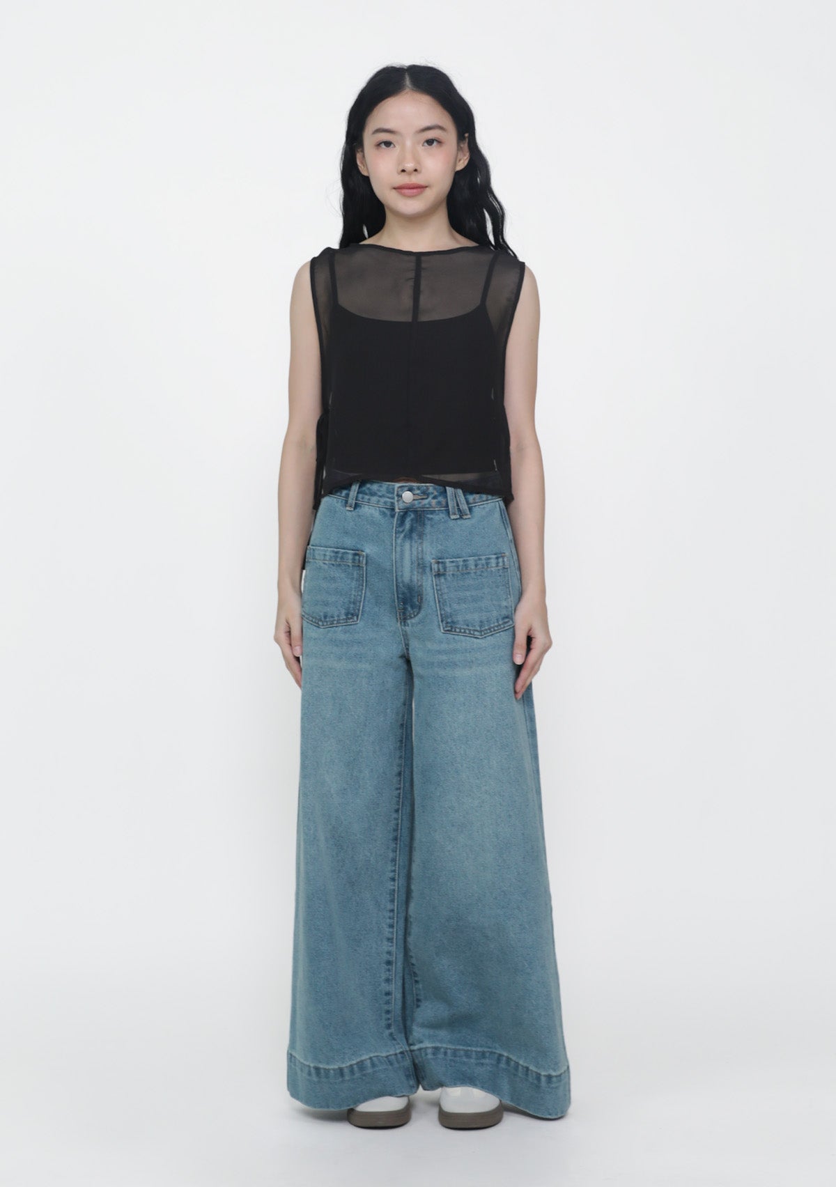 Kyo Sheer Overlay Top