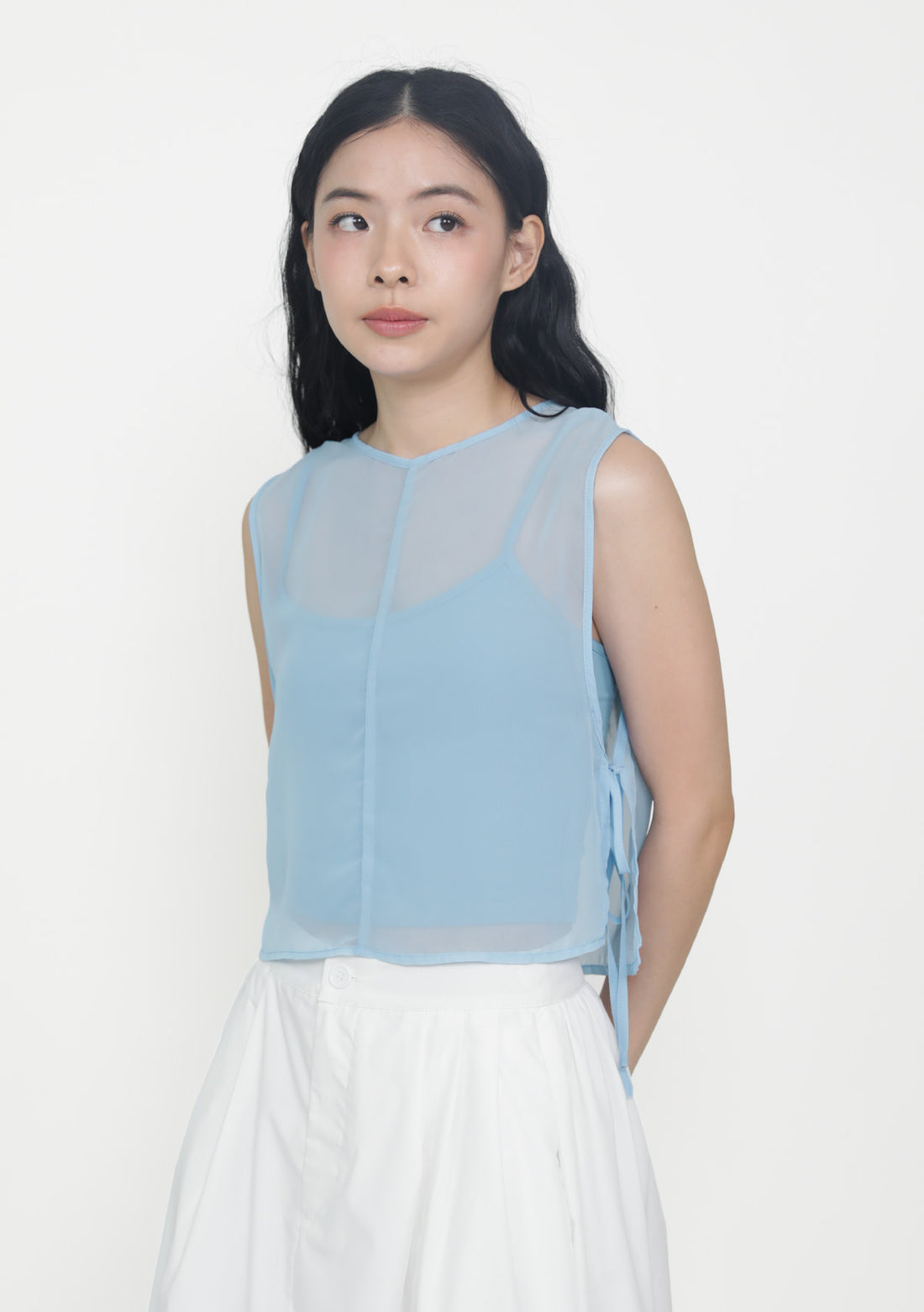 Kyo Sheer Overlay Top