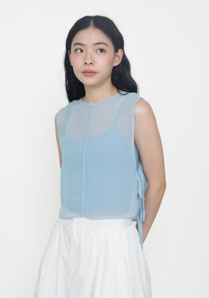 Kyo Sheer Overlay Top
