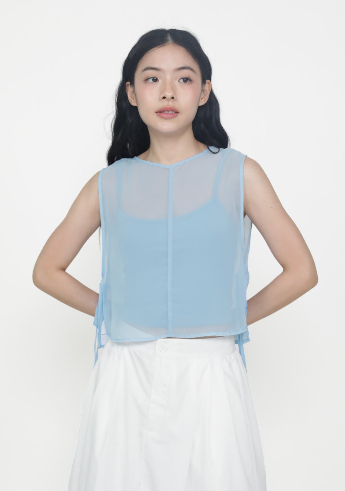 Kyo Sheer Overlay Top